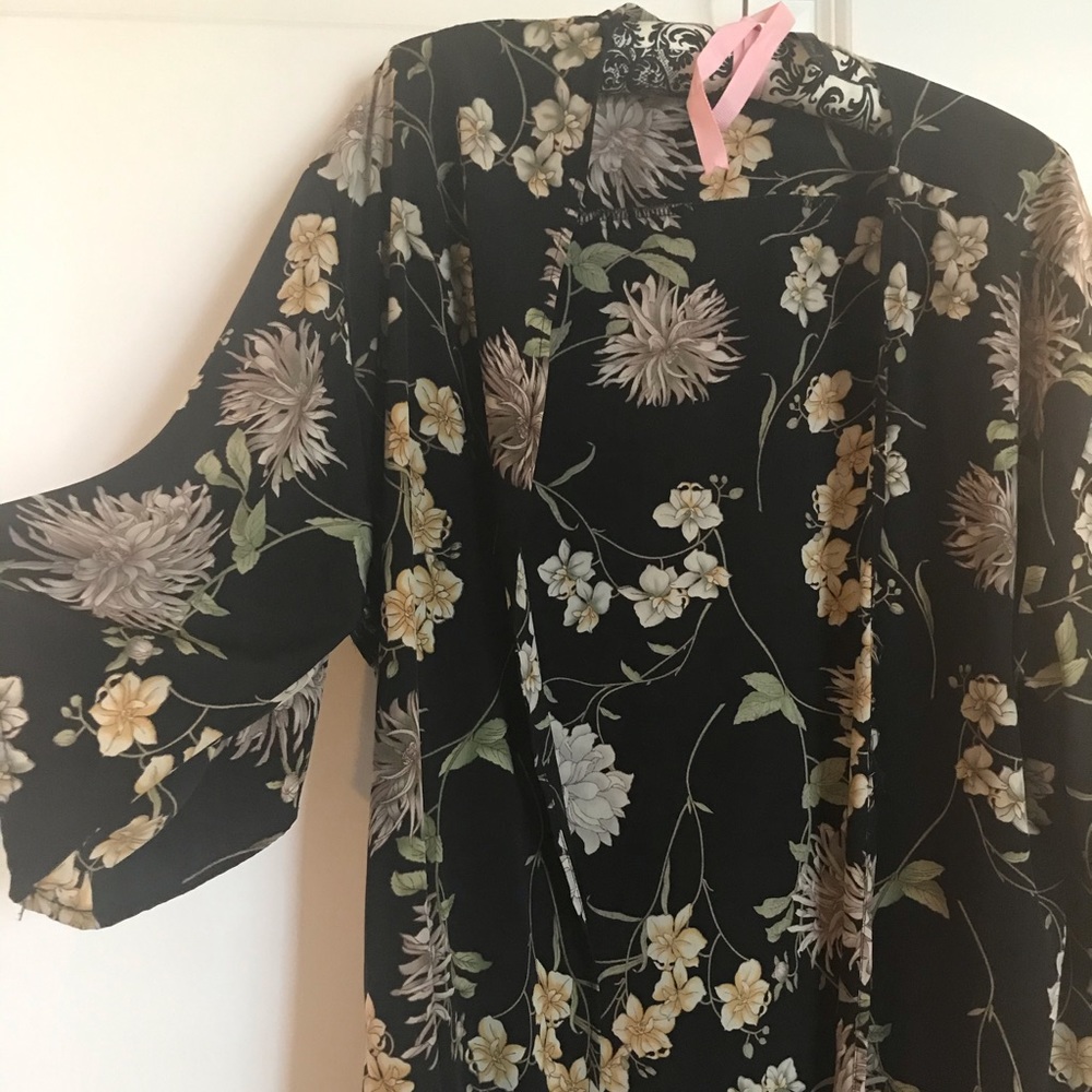 Full length kimono style robe